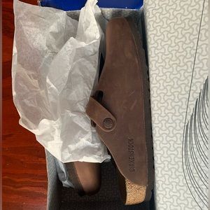 New Birkenstock Boston clogs habana oiled leather size 39